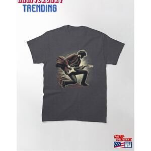 Rock Legend Guitarist In Action Classic Tshirt Unisex